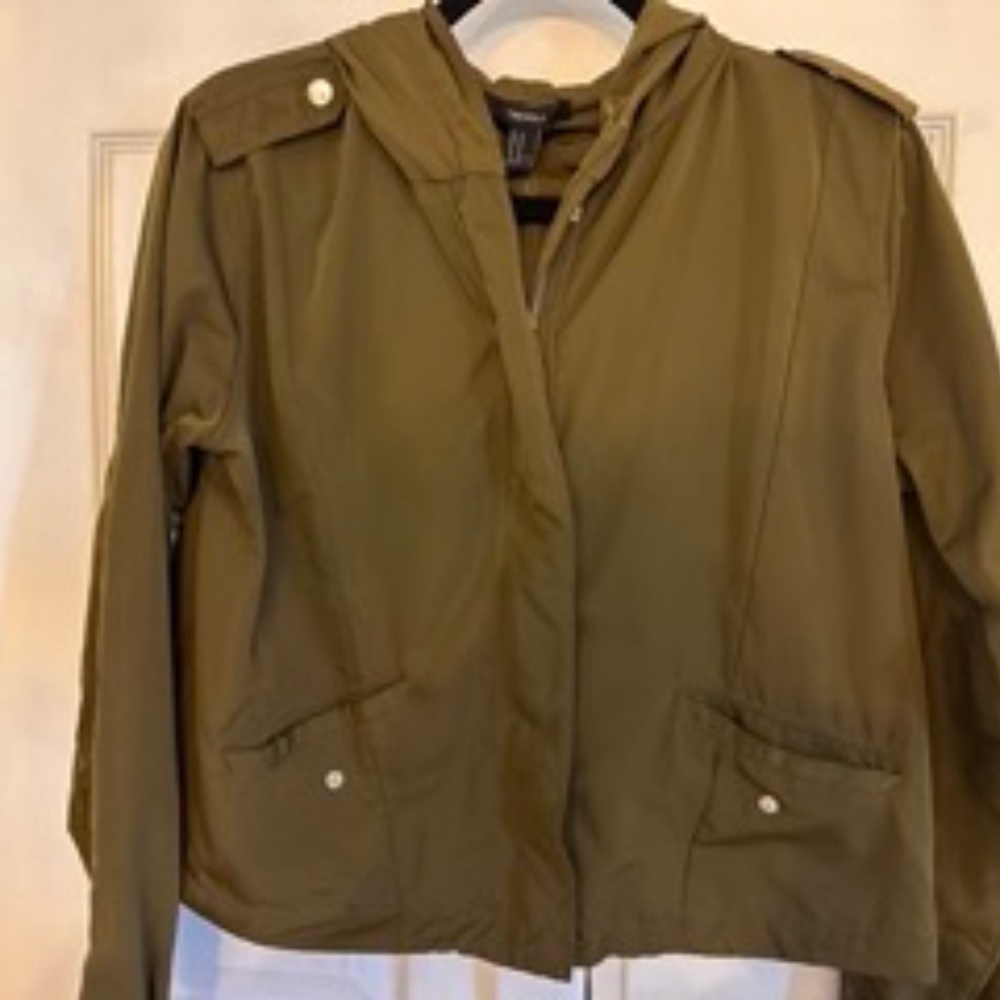 Army Green Zip up